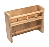 Whitecap 62446 Teak Spice Rack with Paper Towel Holder